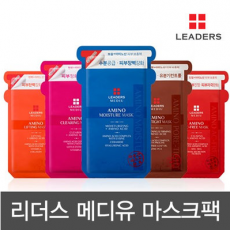 리더스메디유/ 10매입/ 핑크-피부정화/LEADERS/ 맑은광채